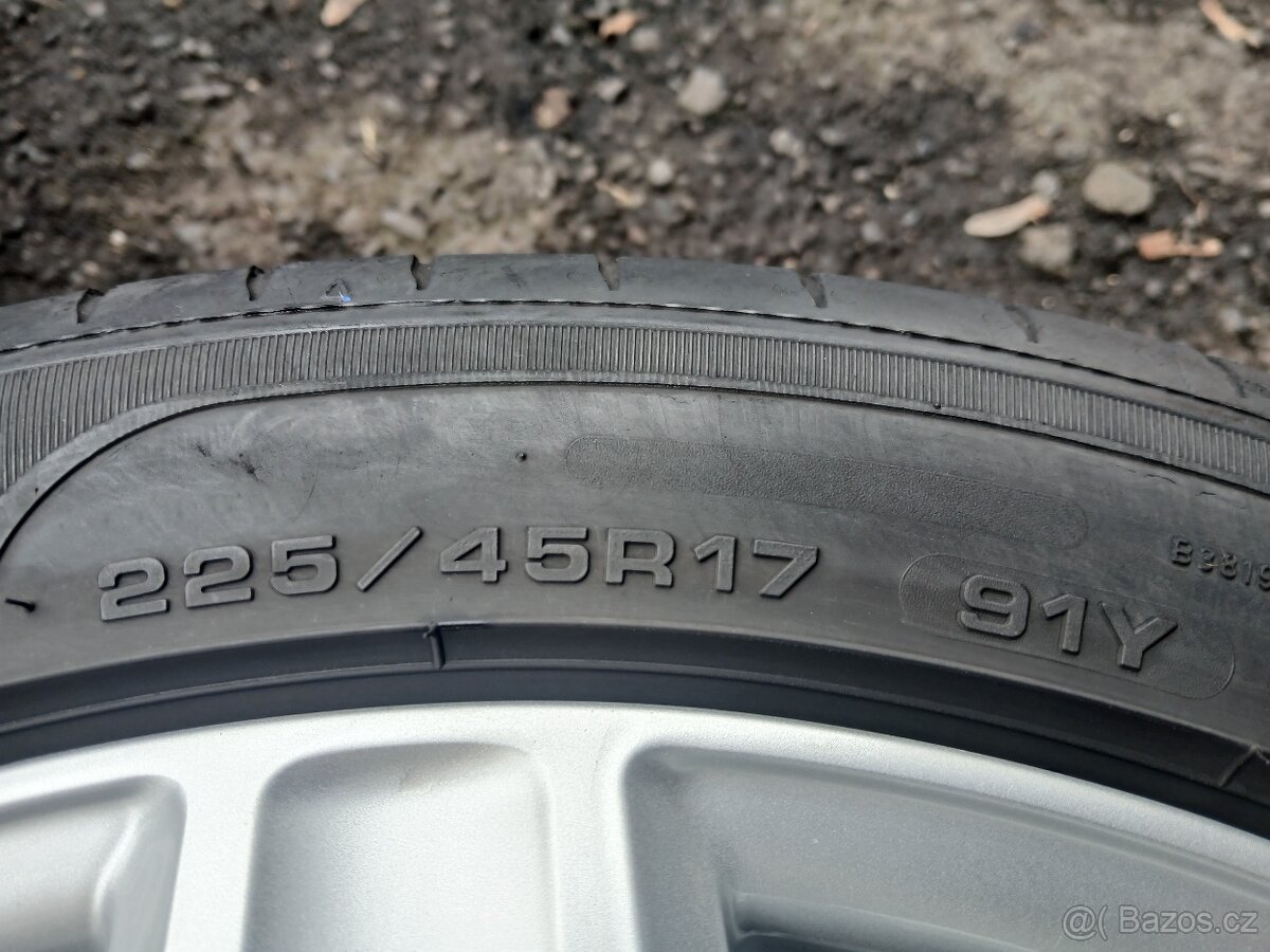 Sada ALU kol Dezent 225/45R17 letní - 6
