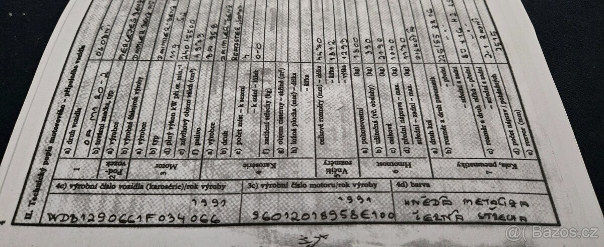 MERCEDES SL R129 W129 500SL 240KW 326HP PROTOTYPE BRASIL - 6