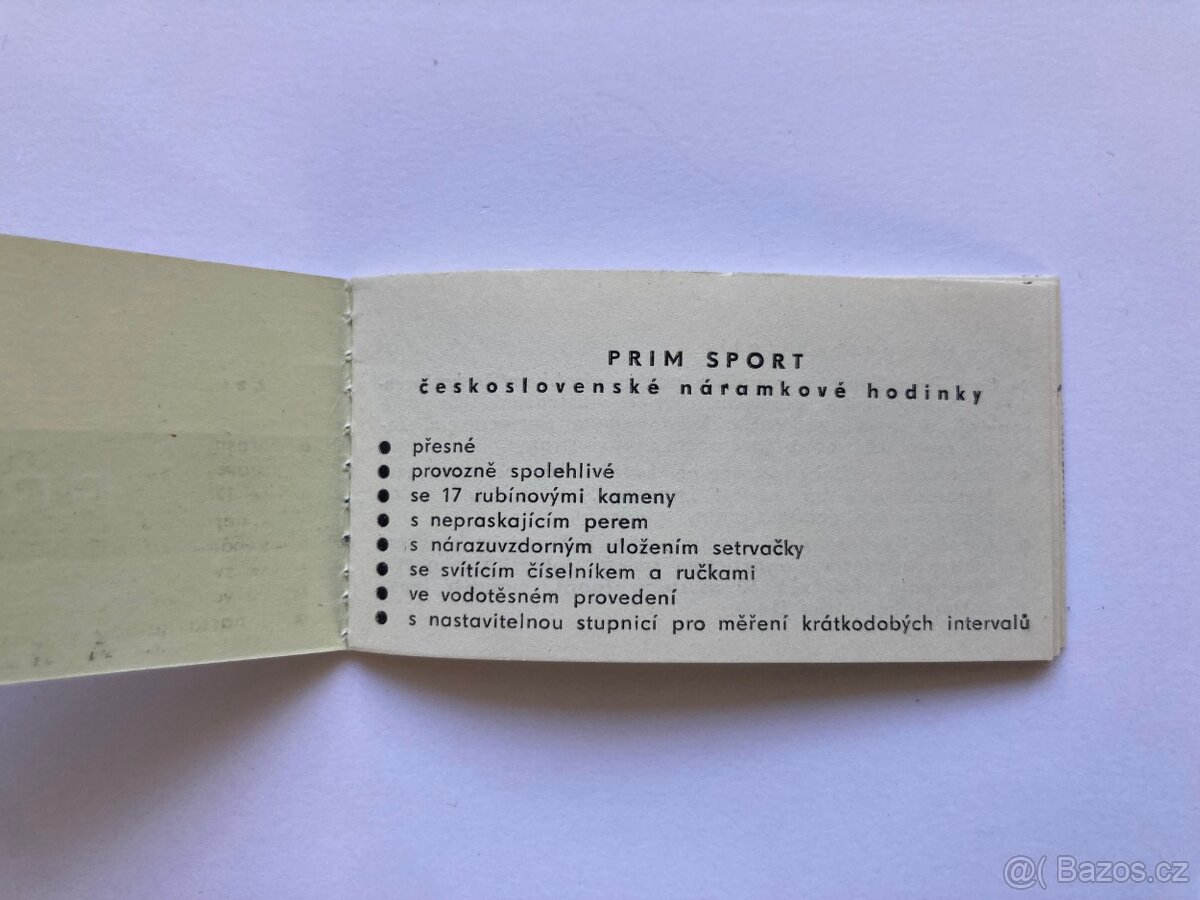 Prodám hodinky Prim Sport 1 - 6