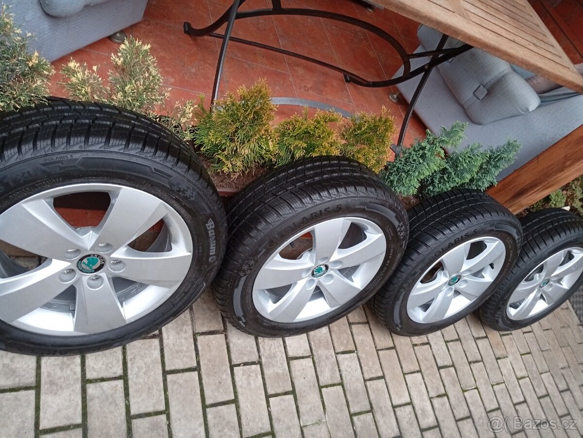 Alu kola 185/60 R15 Škoda Rapid + Fabia 3 - 6