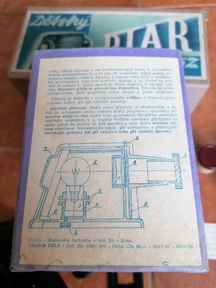 Dětská promítačka, diaprojektor . - 6