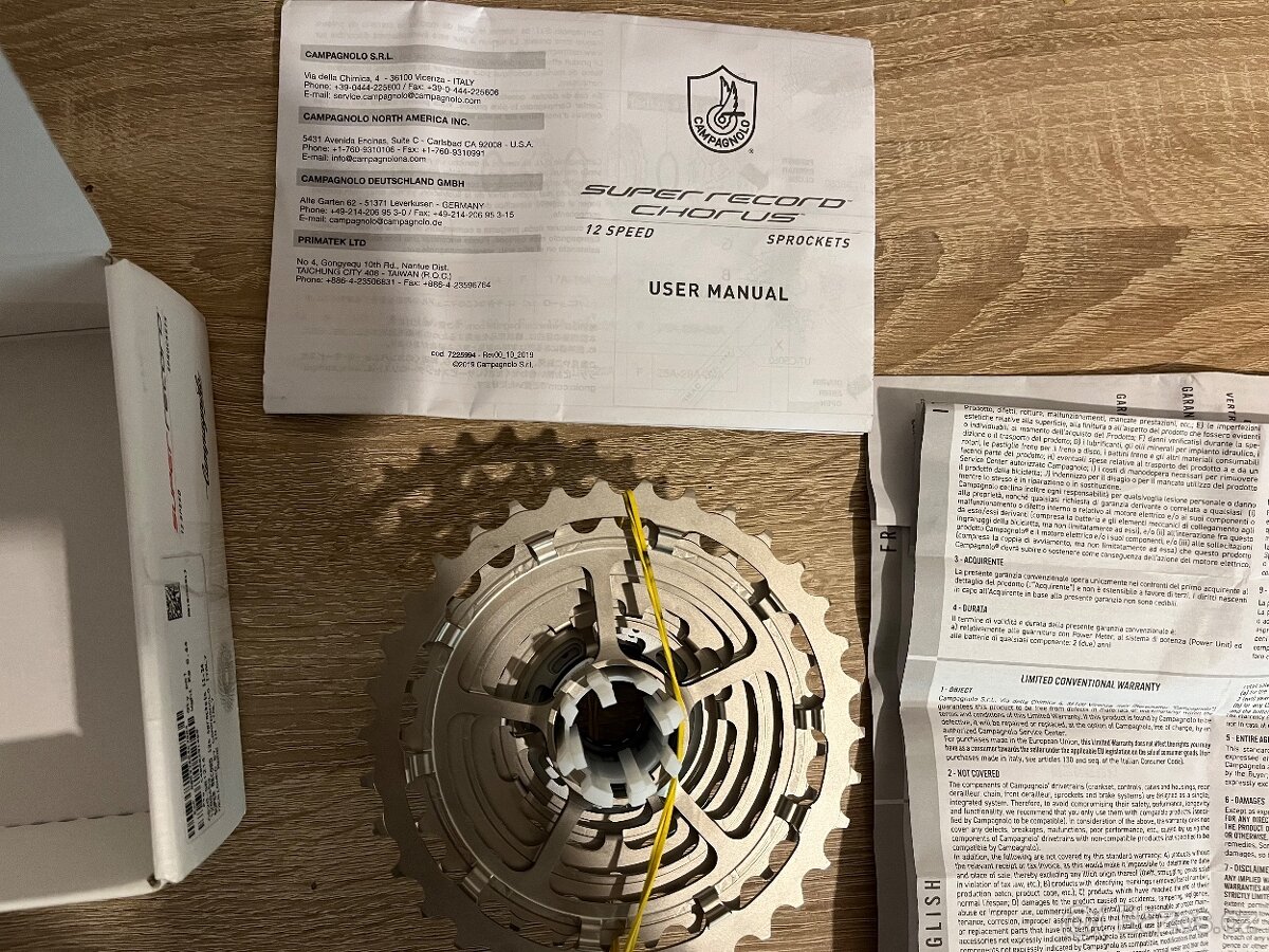 Kazeta campagnolo super record - 6