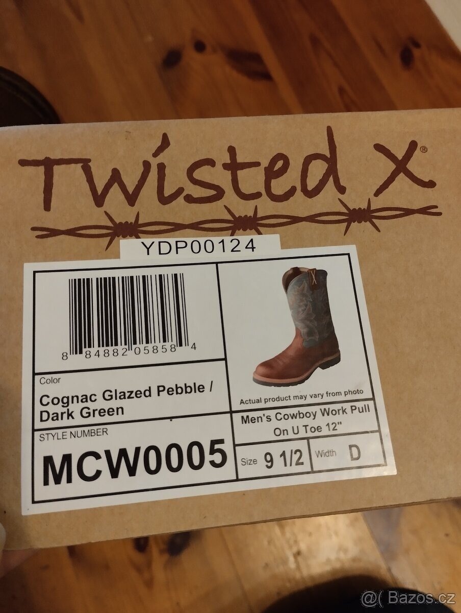 Westernové boty Twisted X, v.9,5 D - 6
