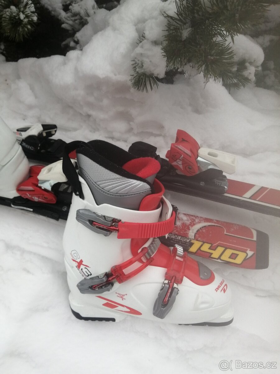 lyže atomic 140 + lyžáky 38 - 6