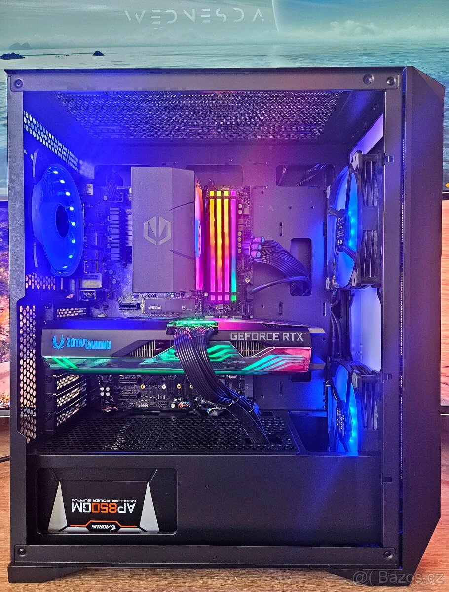 Herní PC s RGB- 5600/RTX3070/32GB/1TB/850W/W11 - záruka - 6