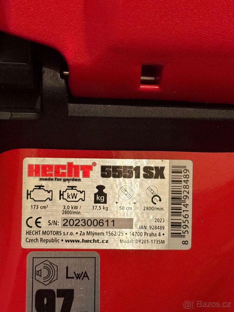 Nová sekačka HECHT 5551 SX - 6