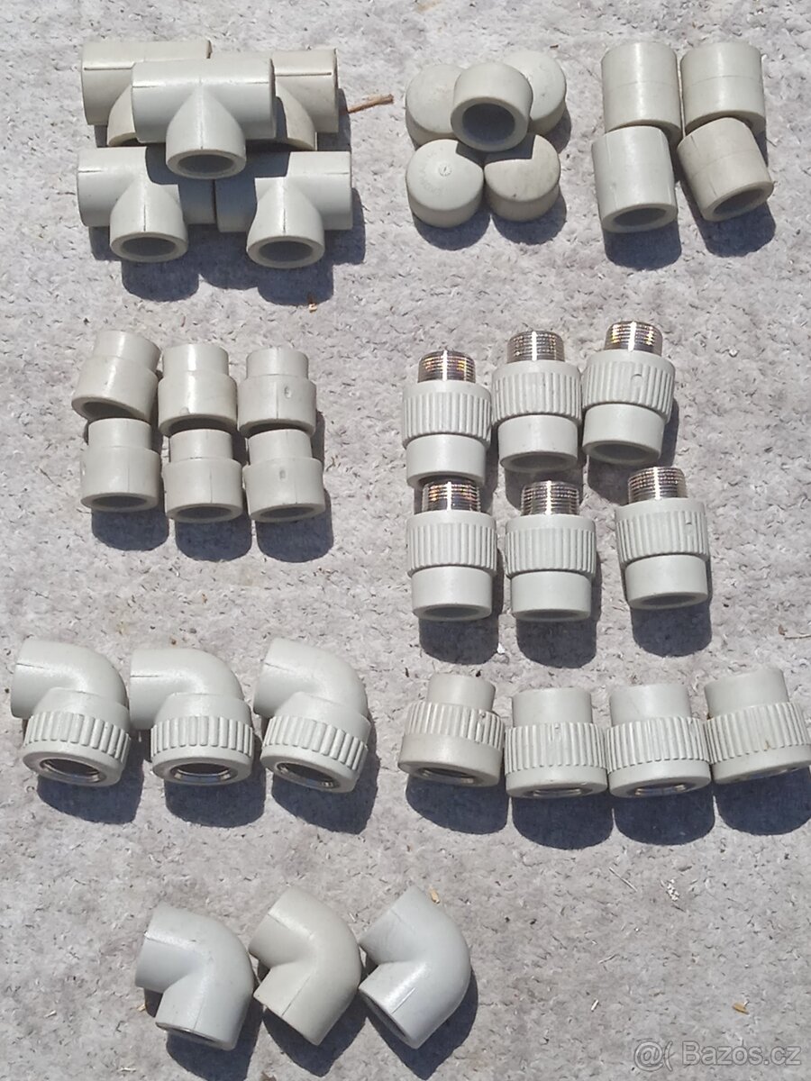 Tvarovky ppr, mosaz, kohouty - 6