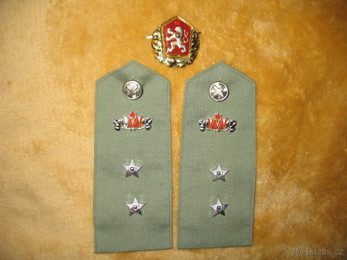 Armáda VMV, PS, army, ČSLA, náramenníky, výložky - 6