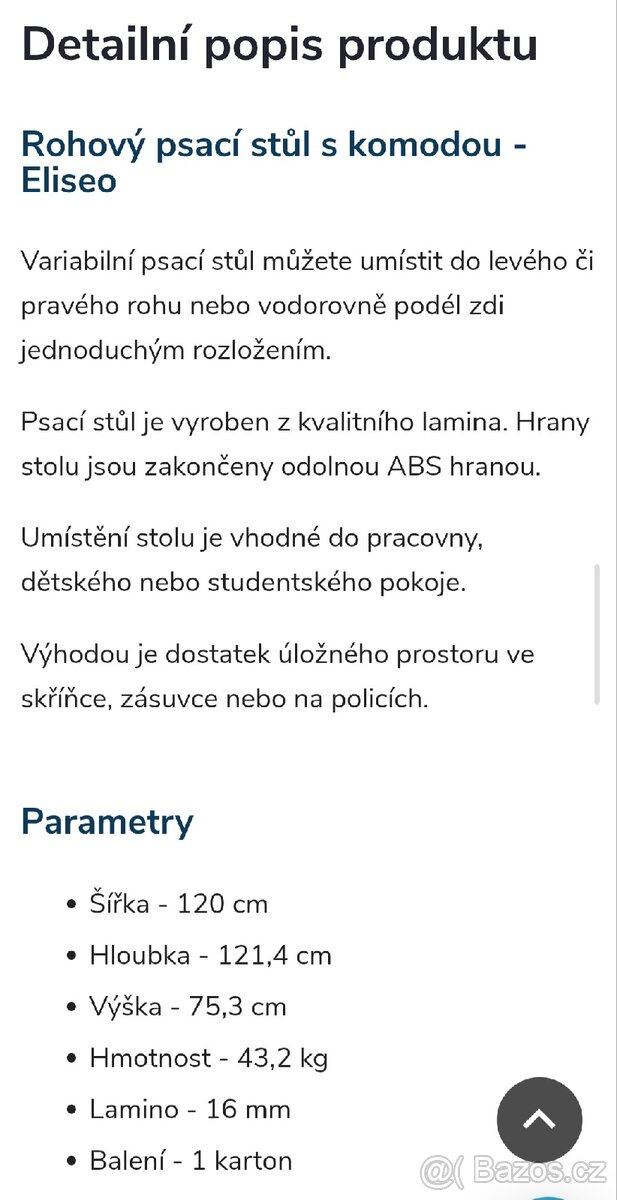 Psací stůl Eliseo - 6
