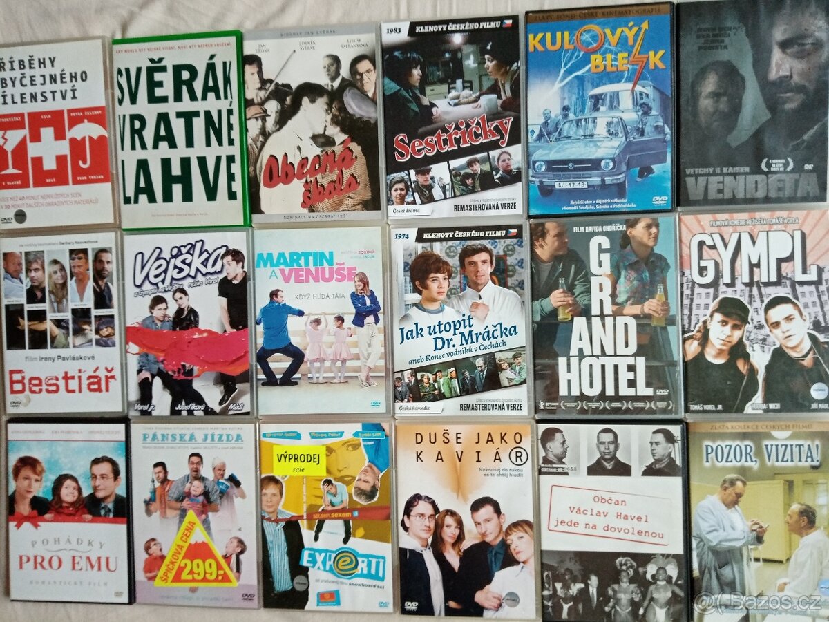 Shrnuti orig. českých filmů v boxech od 44 Kč - 6