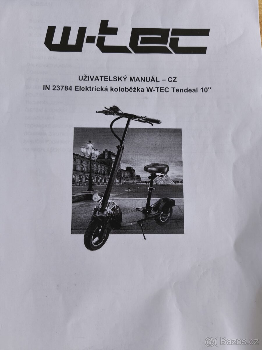 Elektrická koloběžka W-TEC - 6