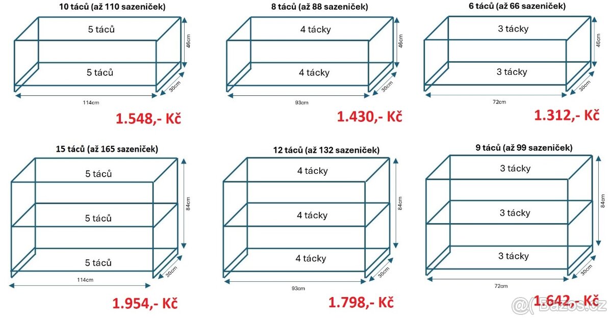 Stojan na sazeničky - 6