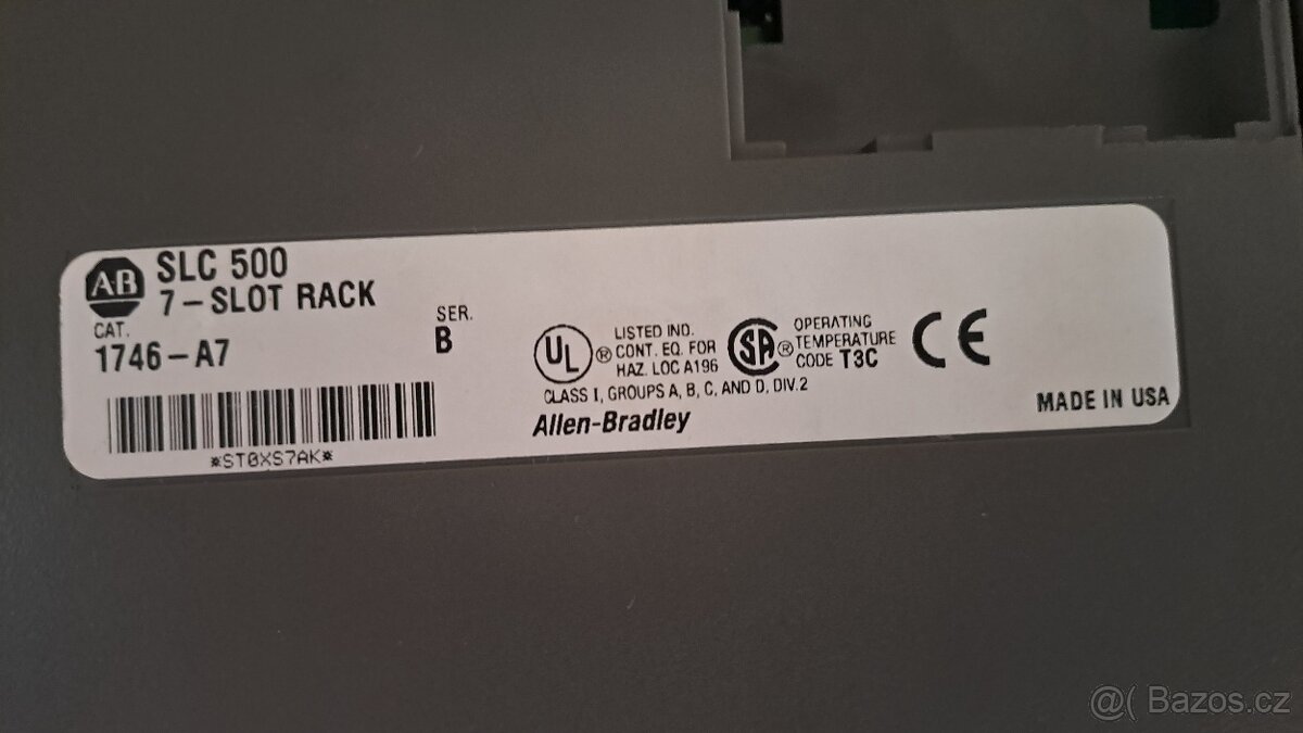 ALLEN-BRADLEY SLC 500, 7 slot rack - 6