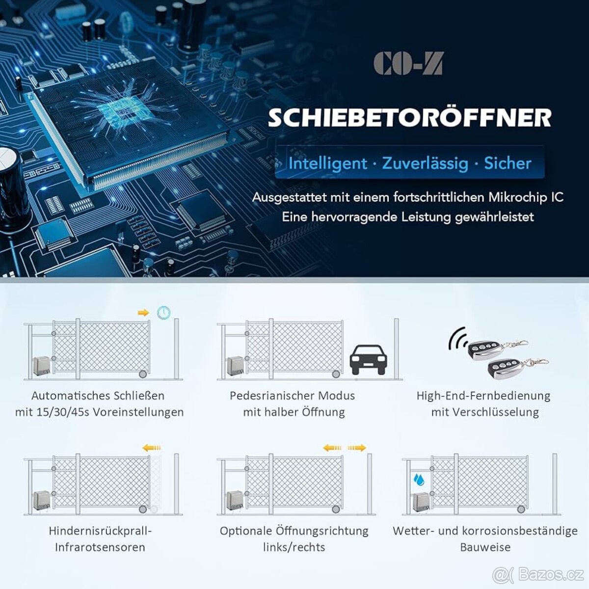 Nový automatický pohon branu 280 W - 6