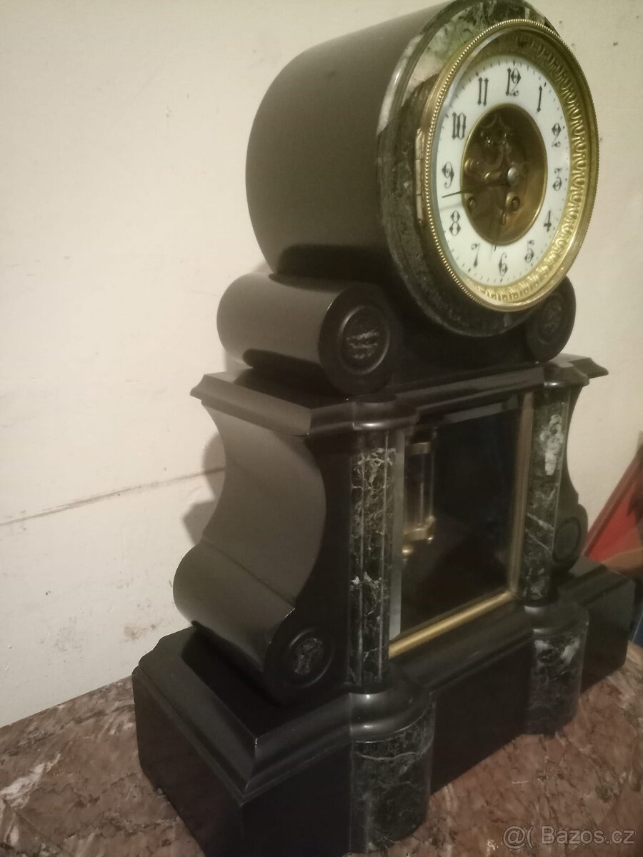 Mramorové krbové hodiny - 6