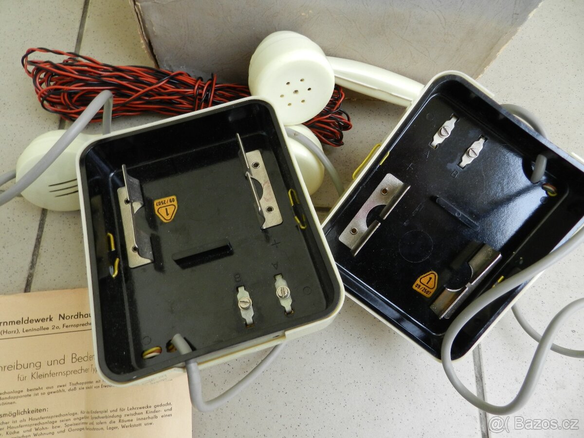 RETRO DĚTSKÉ TELEFONY - NORDFERN 60 léta DDR - 6