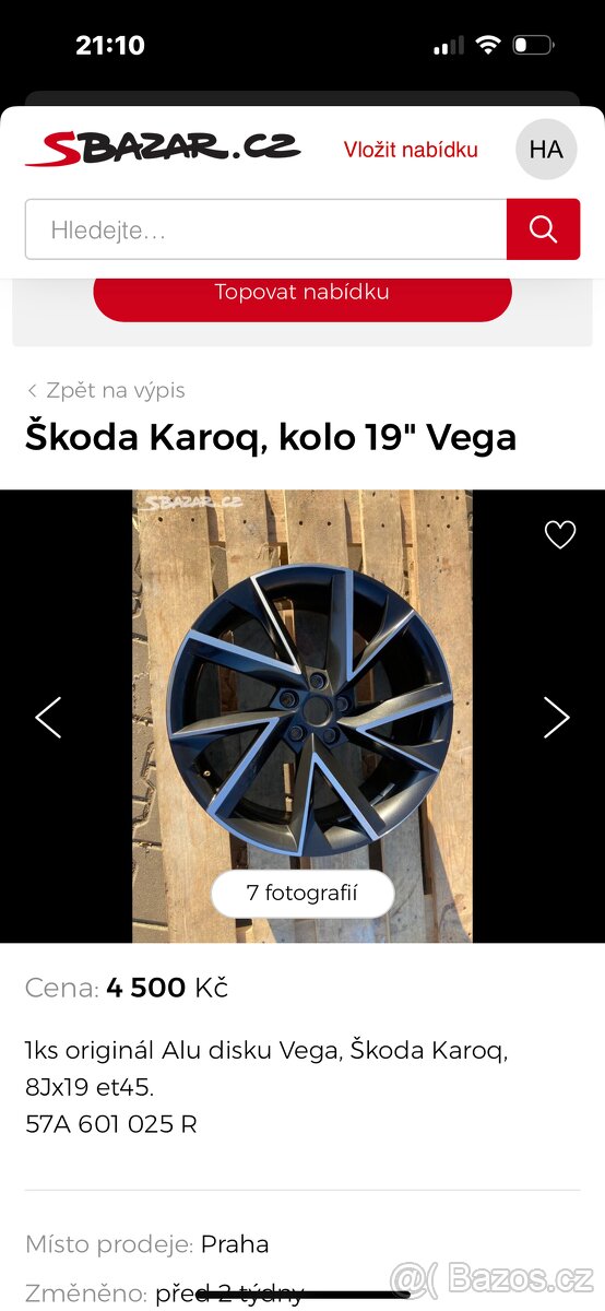 PORSCHE 911, 991, kola 20", LETNÍ - 6