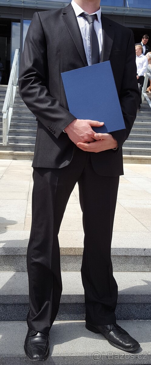 Pánský společenský oblek vel. 50 - 6