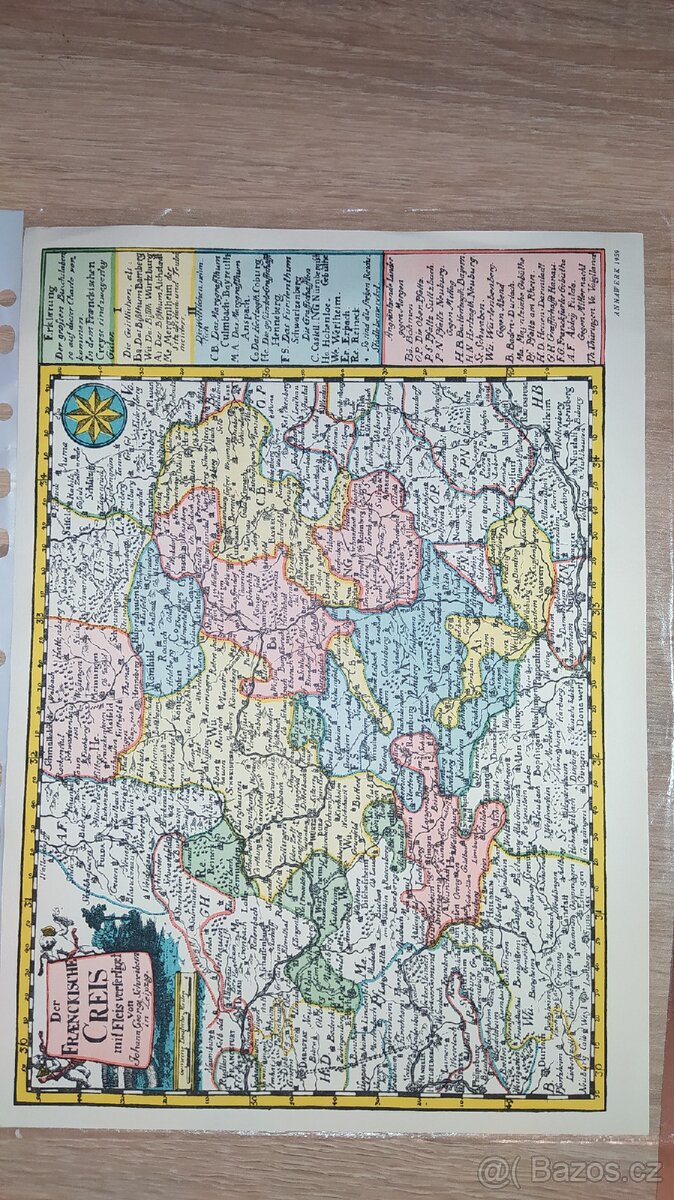 Historická mapa – Der Fränkische Creis (Annawerk 1959) - 6
