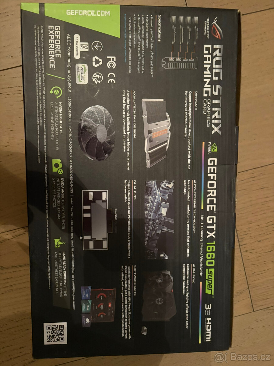 Asus ROG Strix GTX 1660 Super 6GB GDDR6 - 6