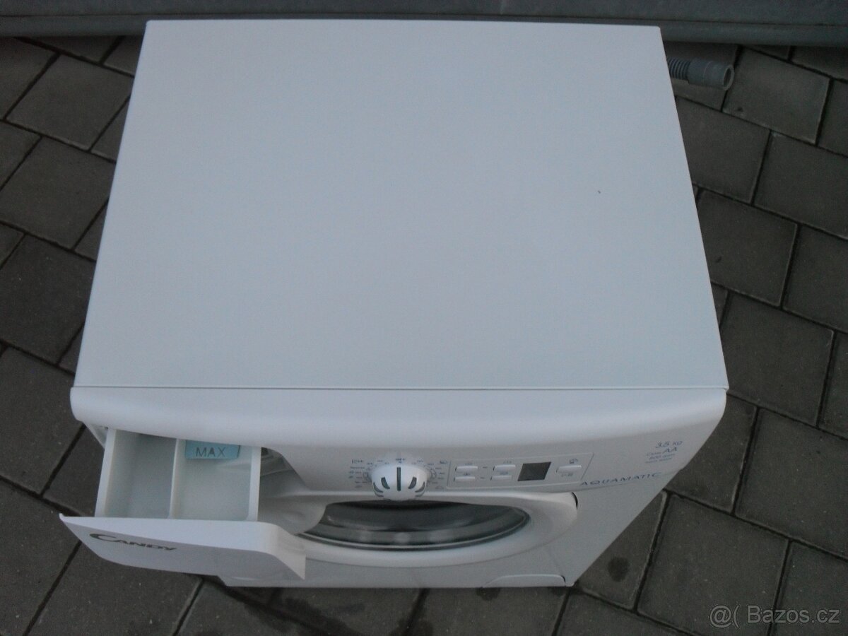 MALÁ/MINI PRAČKA CANDY 3,5KG, LCD, NEREZ BUBEN, FUZZY LOGIC - 6