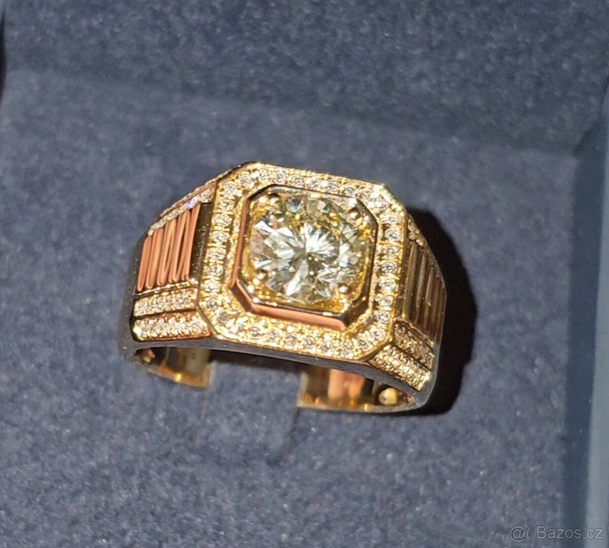 DIAMANTOVÝ PRSTEN 2.71ct. PÁNSKÝ TOP CENA - 6