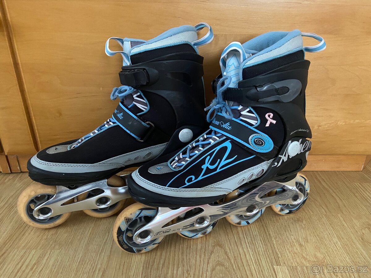 K2 Athena Alu inline brusle + chrániče vel. 39,5 - 6