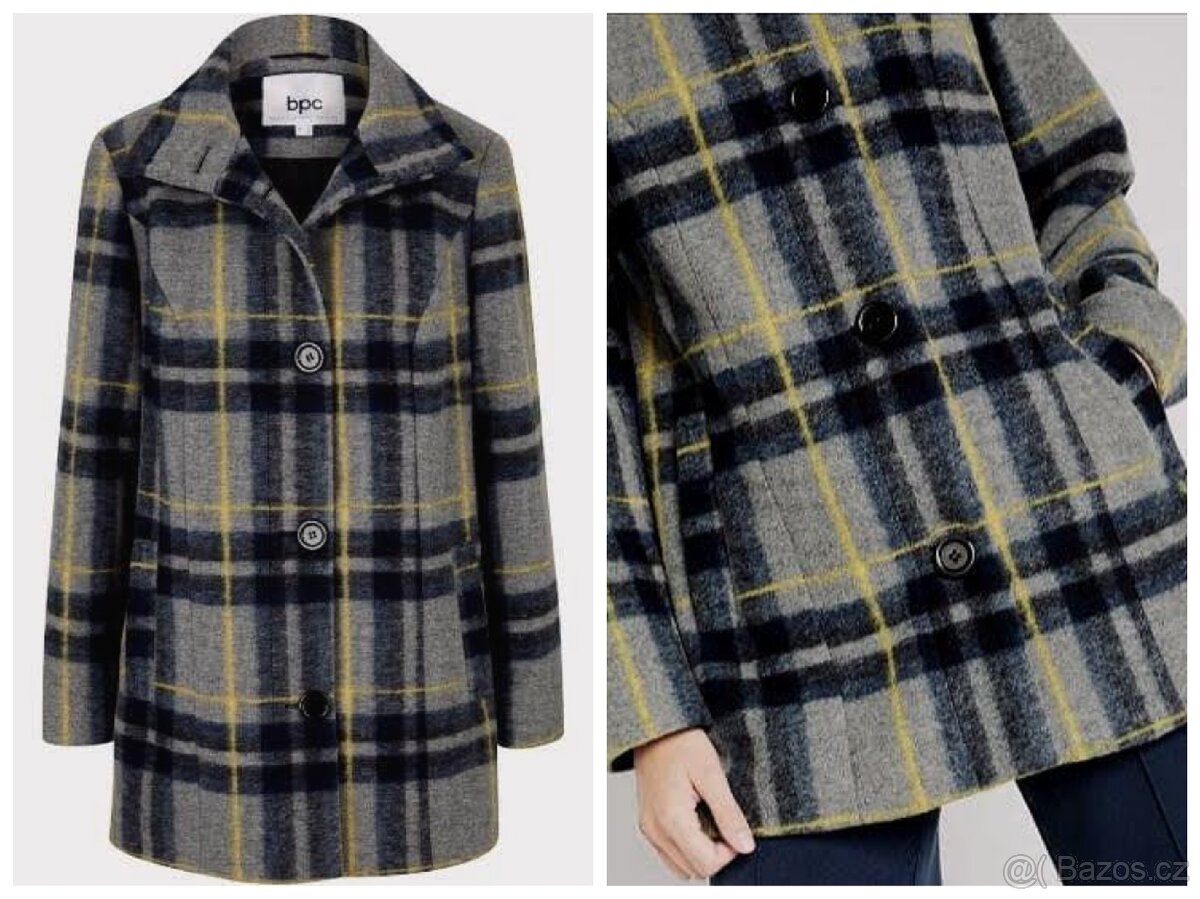 Dámský nový kabát vel.46 Bpc - 6
