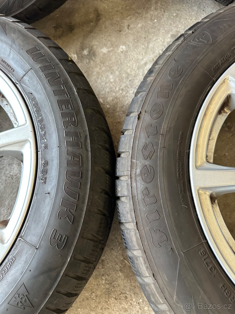 Prodám použitou zimní sadu Ford 4x108 185/65/15 - 6