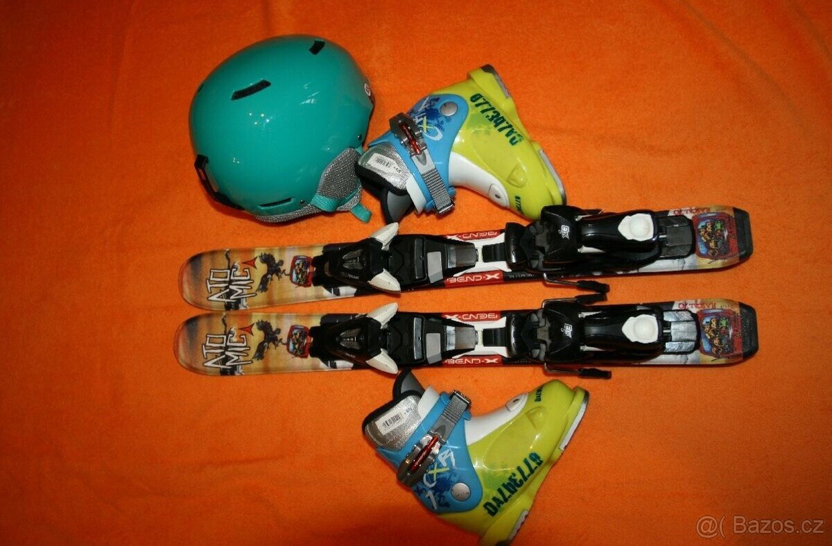 detské lyže atomic 70 cm , lyžáky - 6