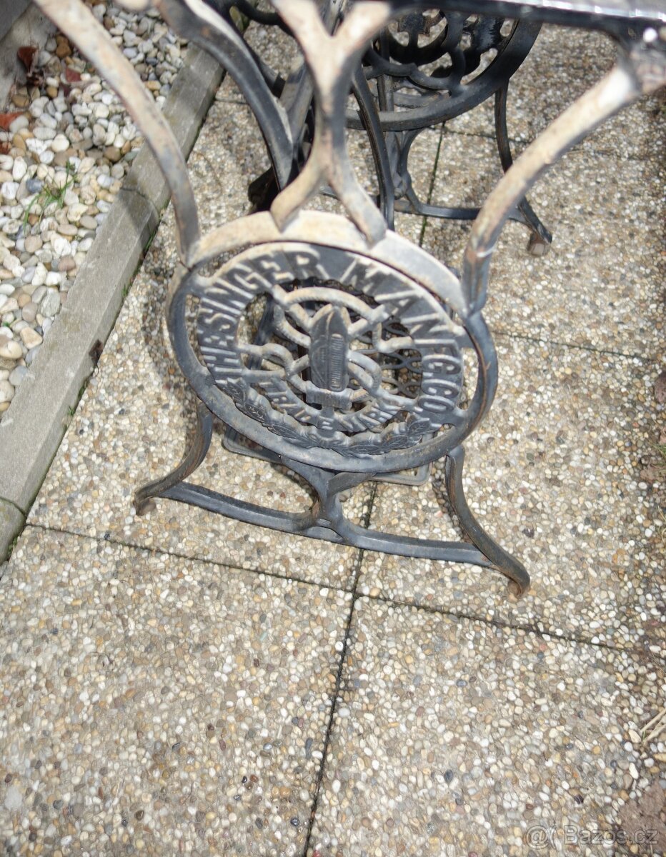 Nohy od siciho stoje SINGER, treba na stolek - 6