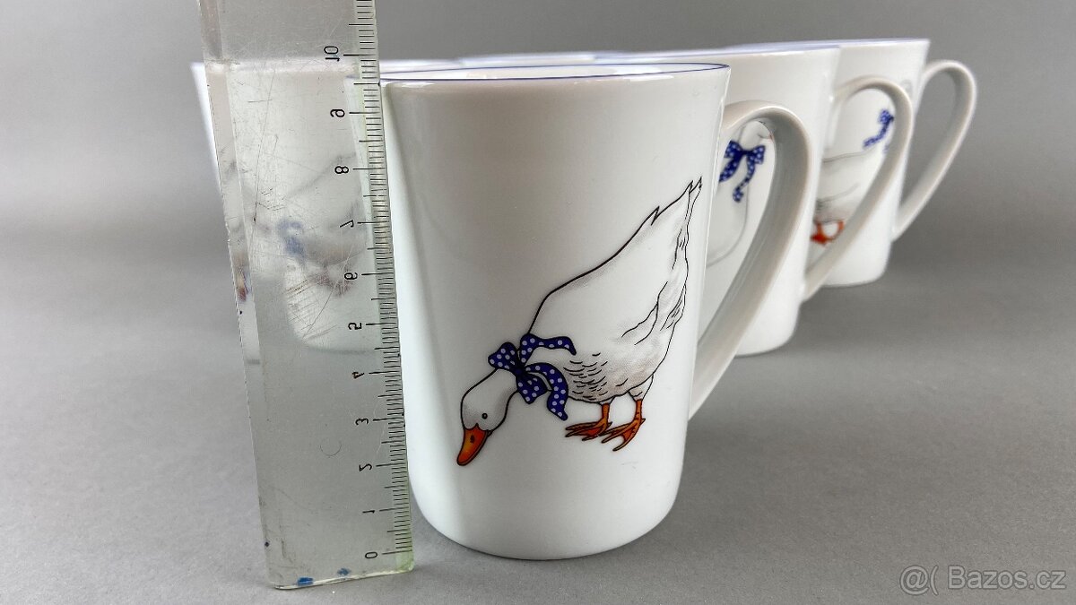 Hrnky s motivem hus 6ks Moritz Zdekauer - 6