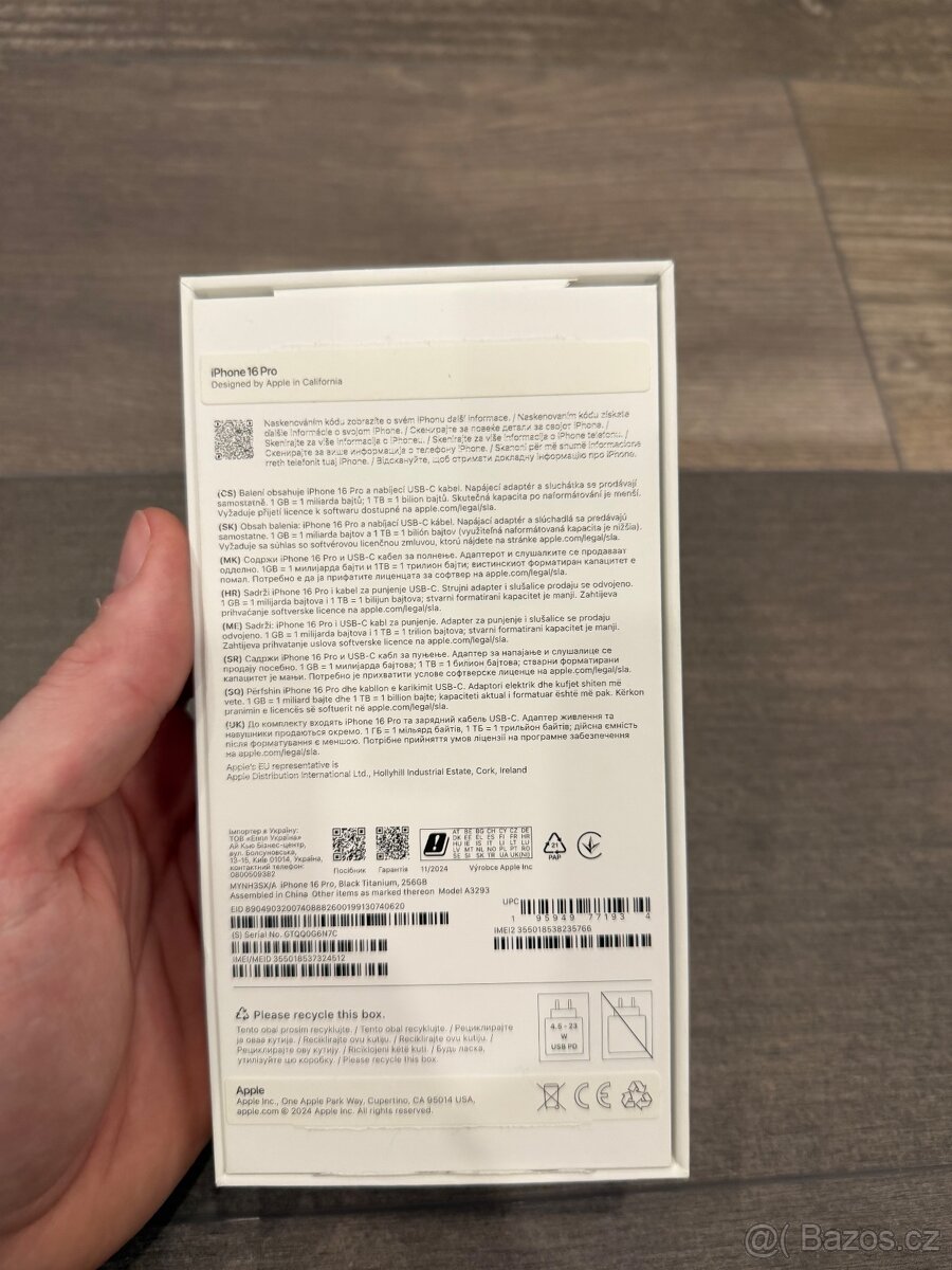 IPhone 16 Pro, black titanium 256gb - 6
