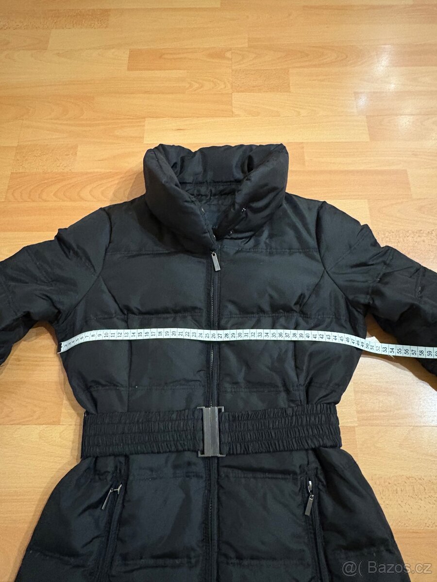 Černá péřová bunda, vel. M - 6