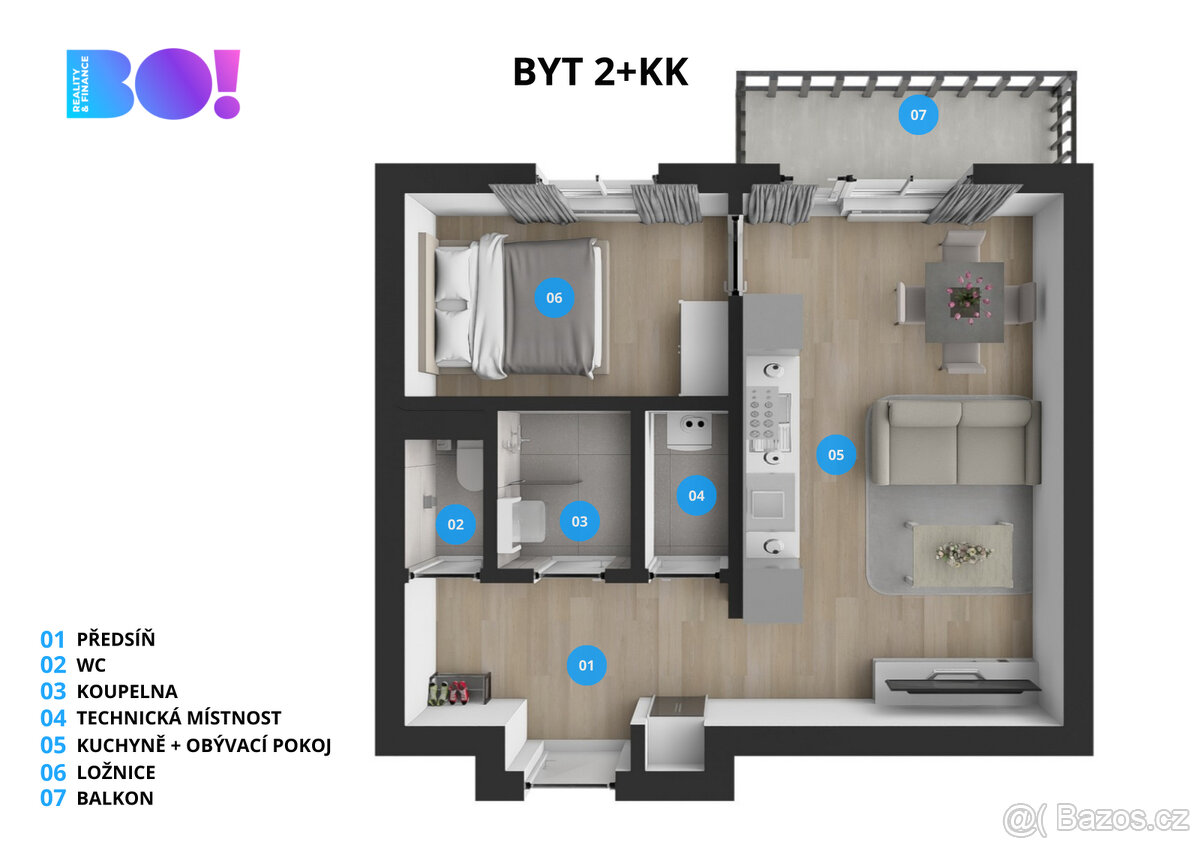 Prodej bytu 2+kk, ul. Dukelská, Třinec - 6