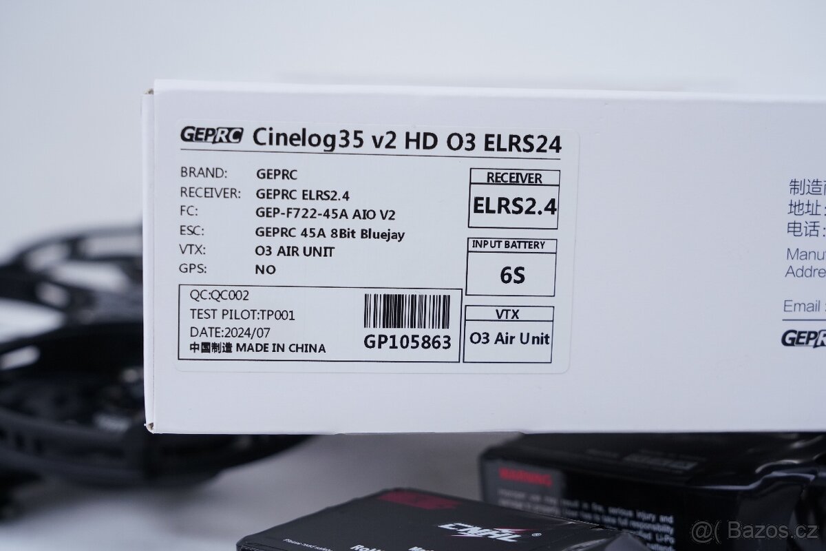 GEPRC Cinelog35 V2 HD O3 - 6S ELRS 2.4 - 6
