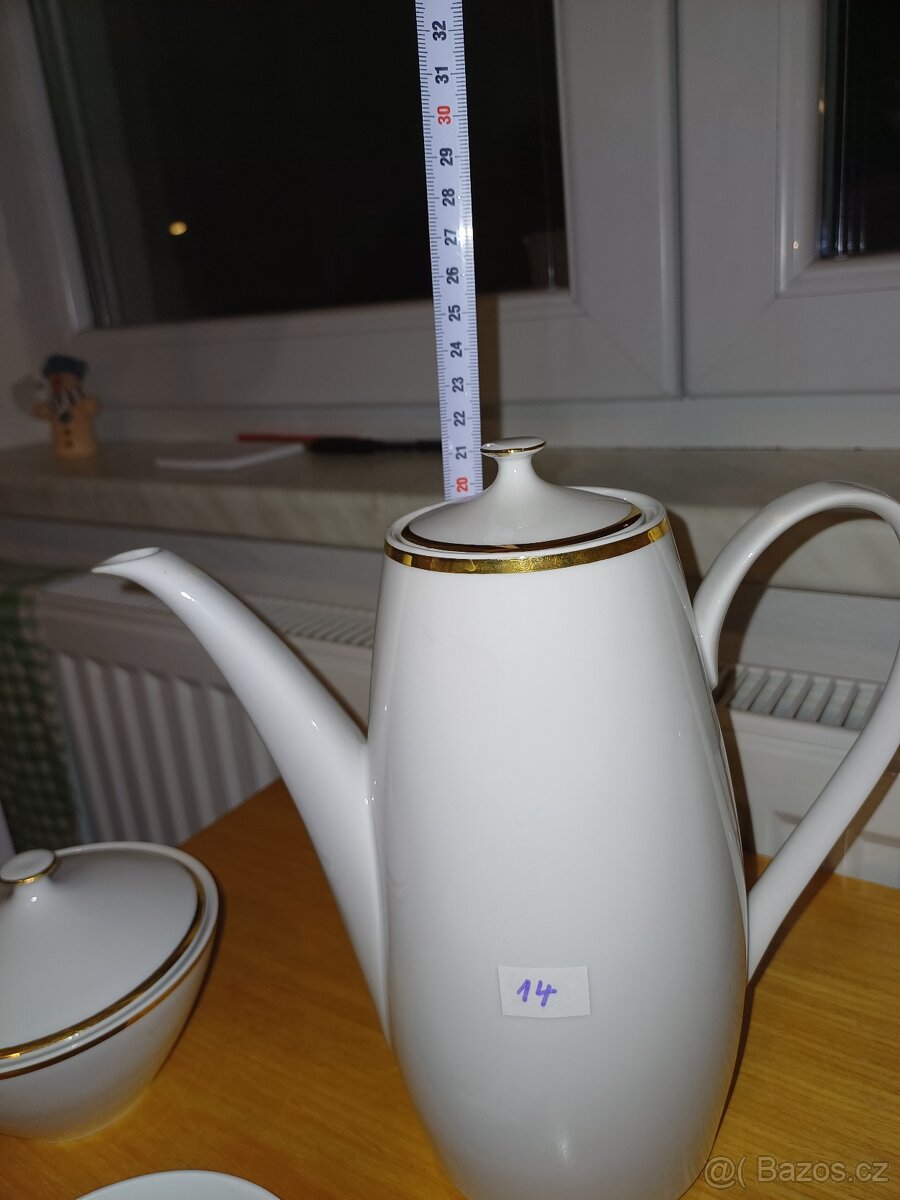 Kávový servis Bohemia, 6 os., 60. léta - 6