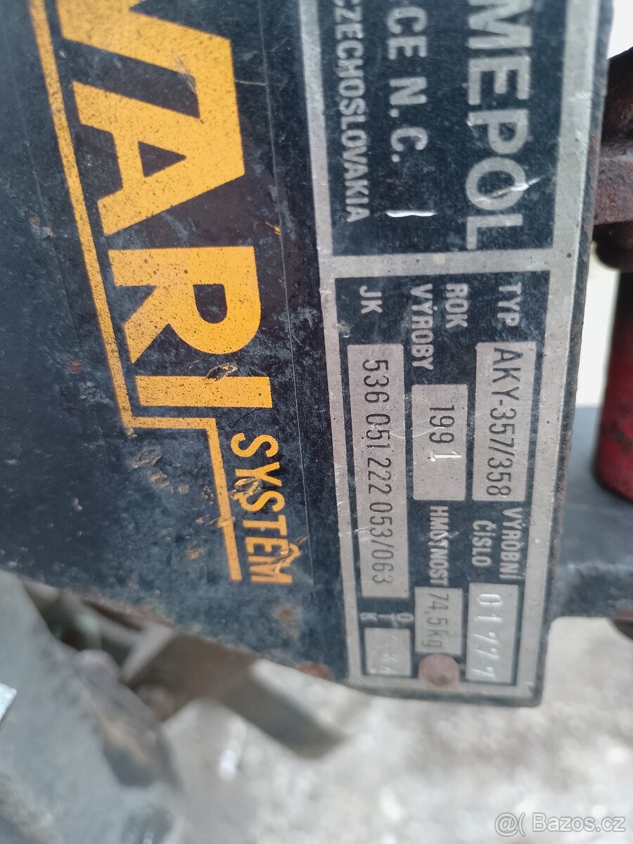 Vari rotavátor, kypřič převodovka AKY - 357/358 - 6