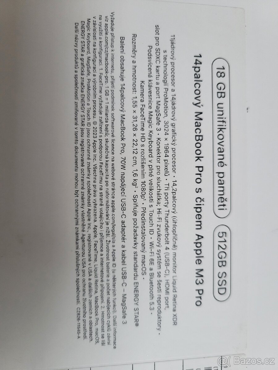 Apple macbook pro 14" - 6