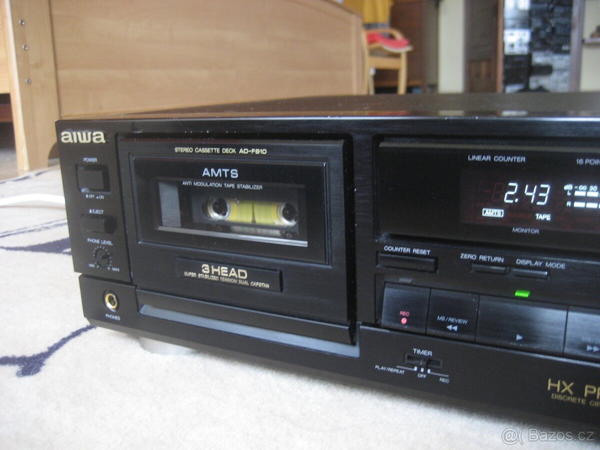 Prodám tape deck AIWA AD-F 810 3HEAD - 6