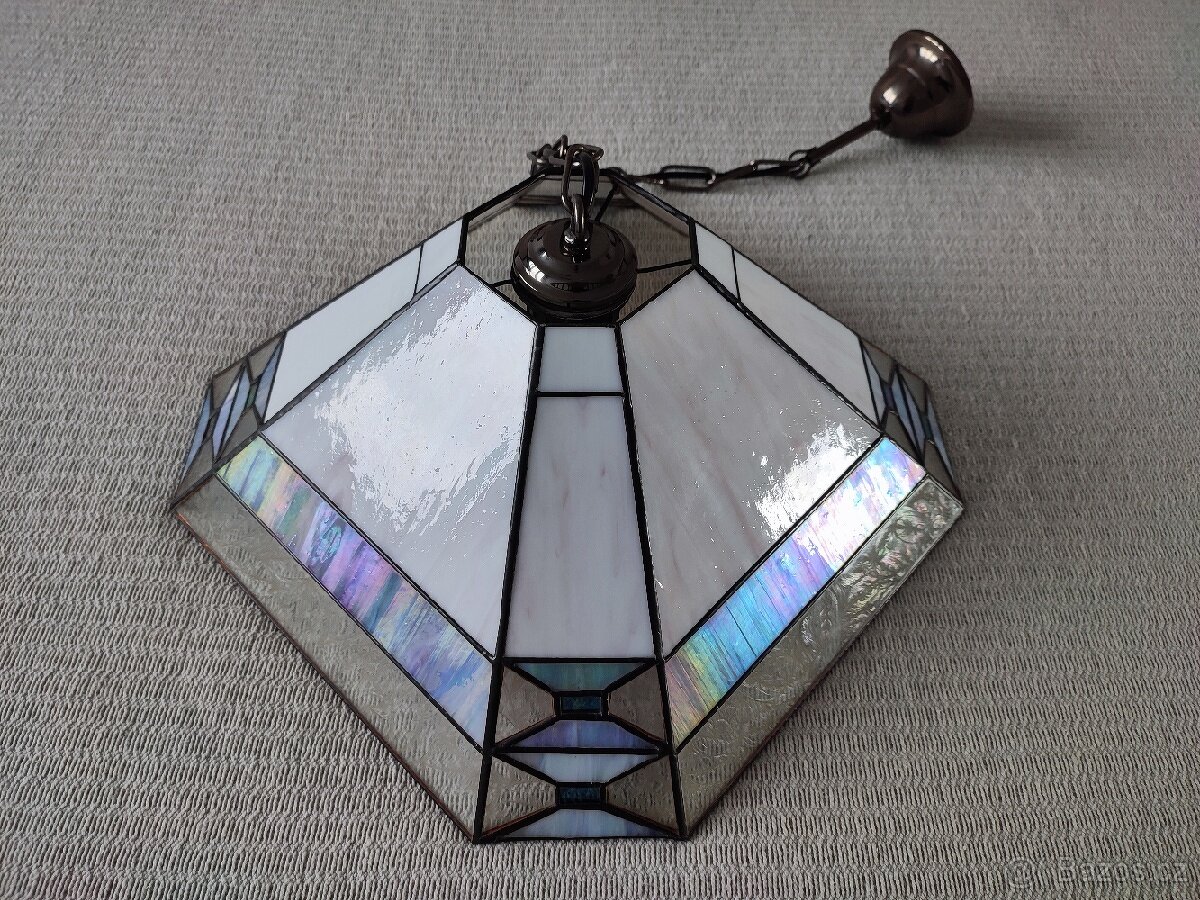 STAROŽITNÝ LUSTR TIFFANY. - 6