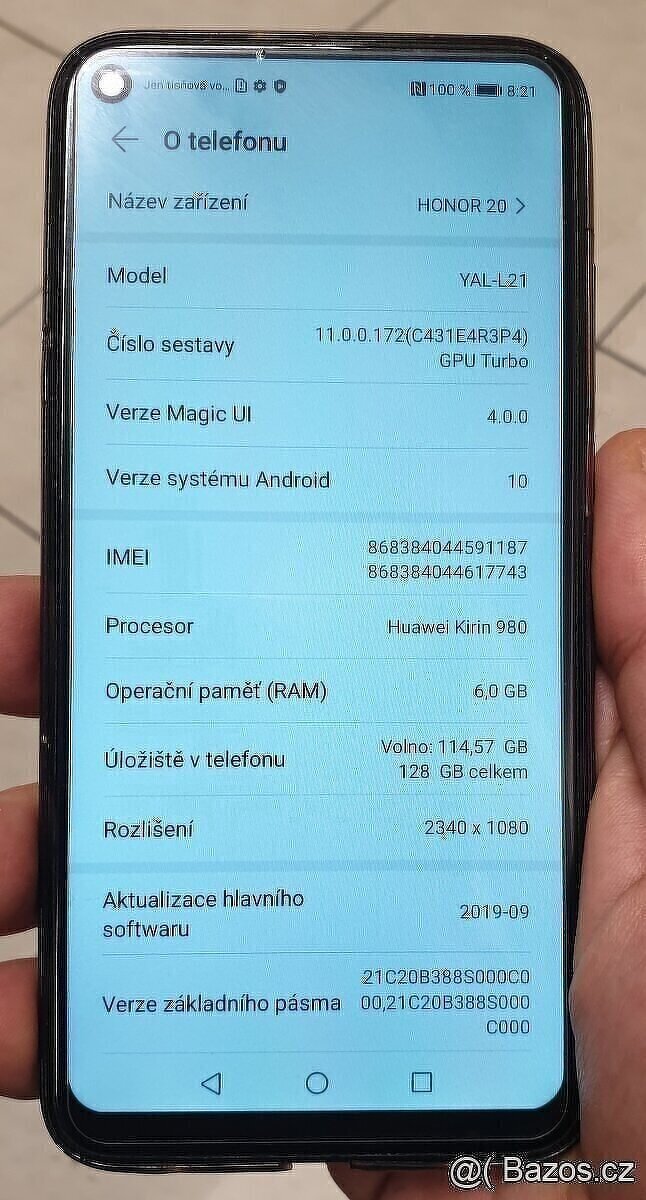HONOR 20 4G 6GB/128GB + 4ОО GB SDXC + EXTRA BALENÍ - 6