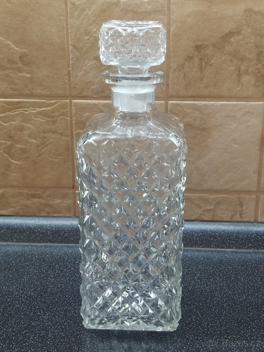Retro karafa sklo - 6