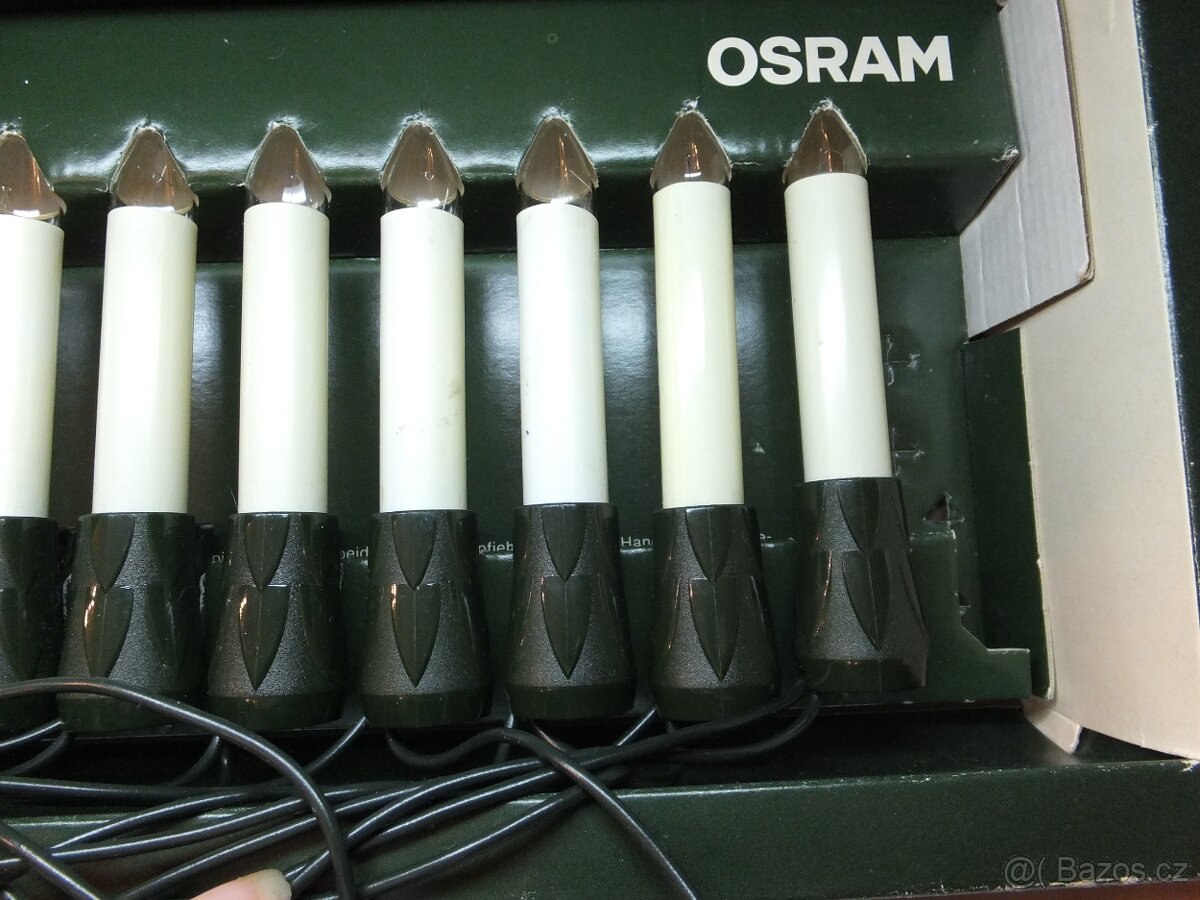 Starší vánoční funkční světýlka zn. Osram. - 6