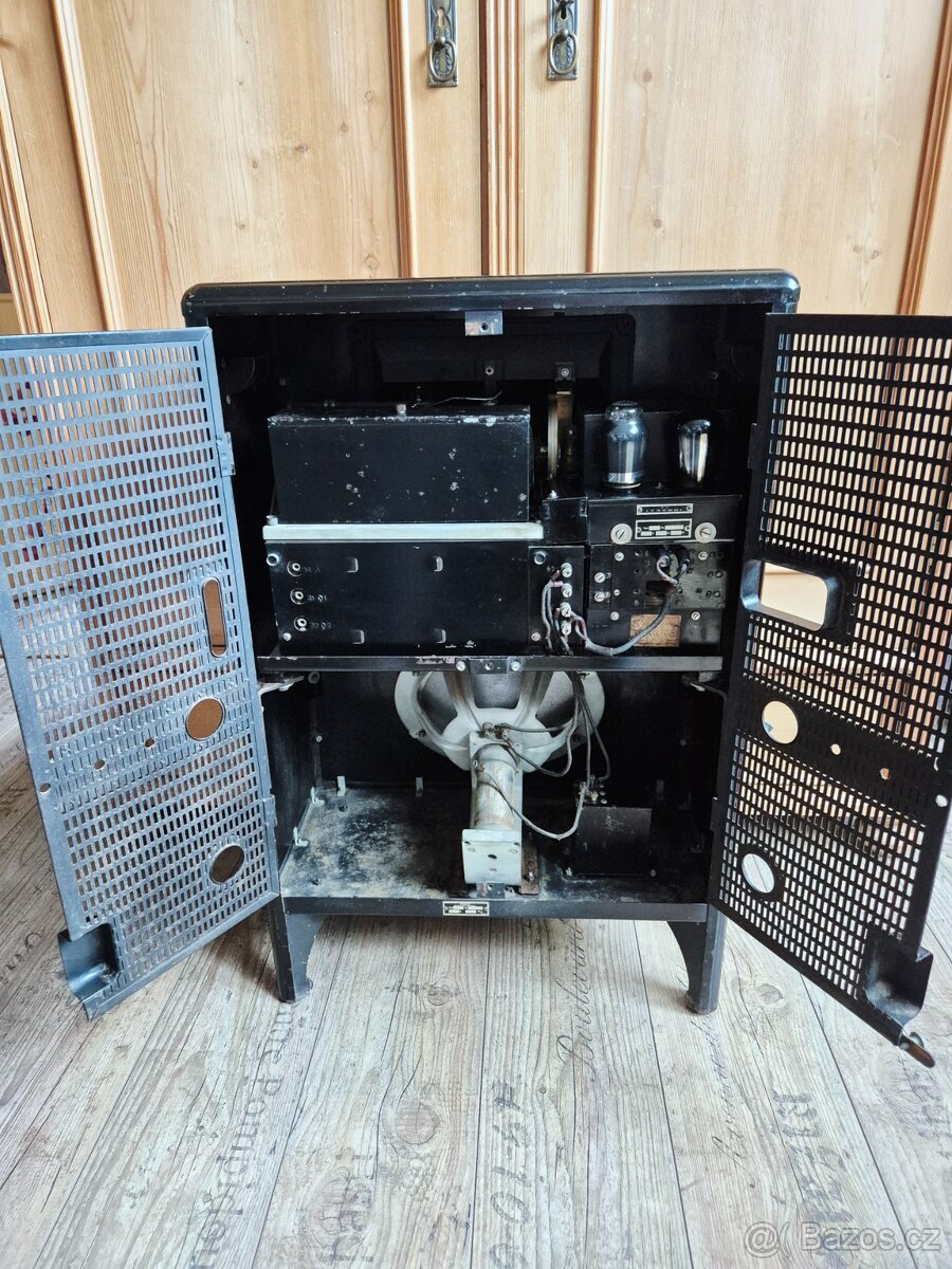 Starožitné rádio Philips 2601, "kamna", 1930-1931 - 6