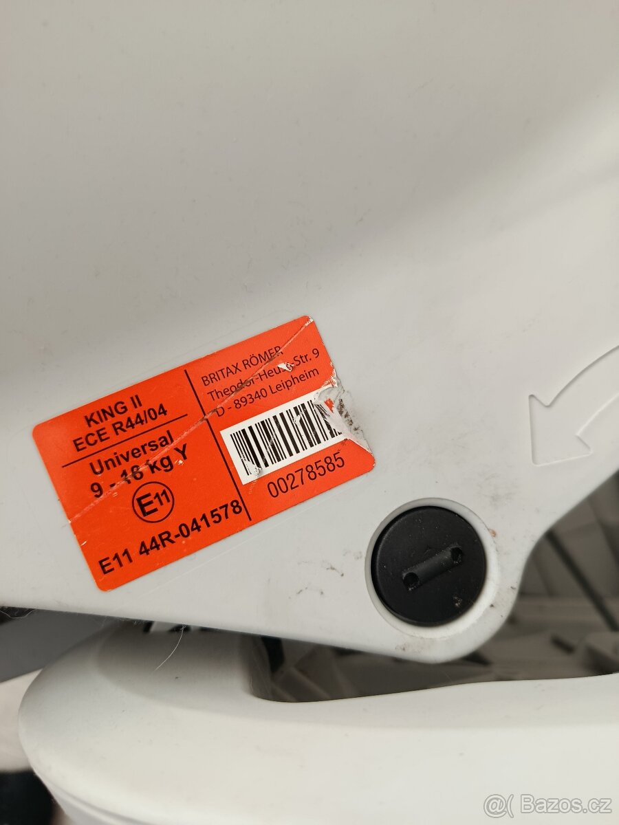 Autosedačka Britax römer kingll - 6