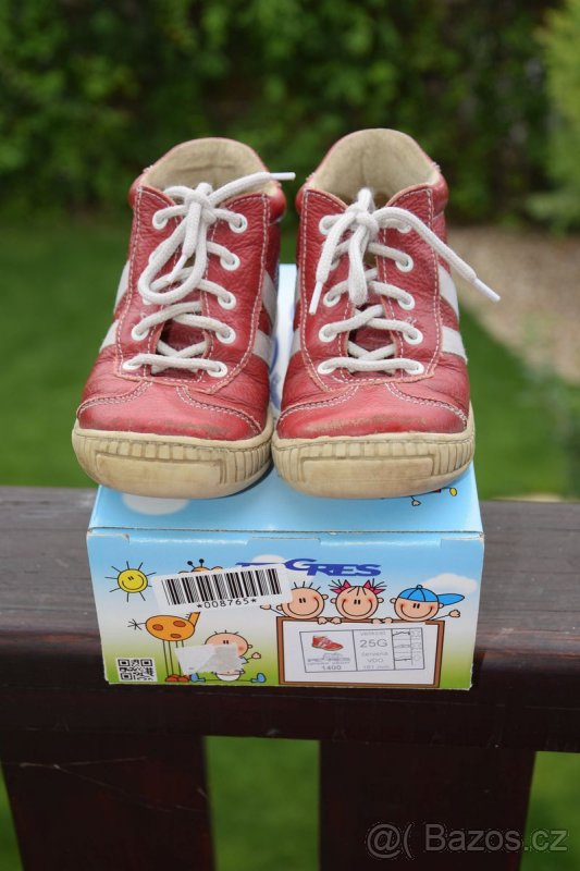 Kožené polobotky, zn. Pegres, vel.25 - 6