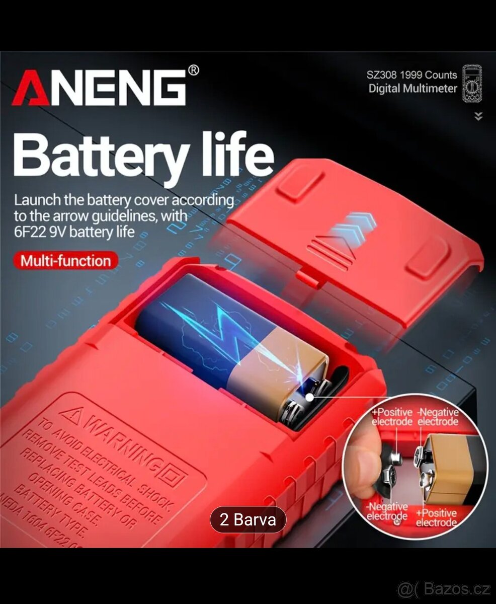 Digitální multimetr SZ308, nový. - 6