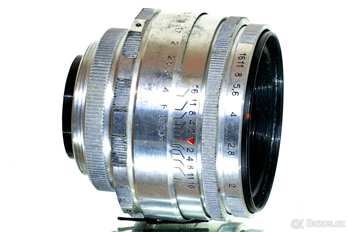 Helios 44 CHROME 2/58mm AZBUKA M39/M42 TOP STAV - 6