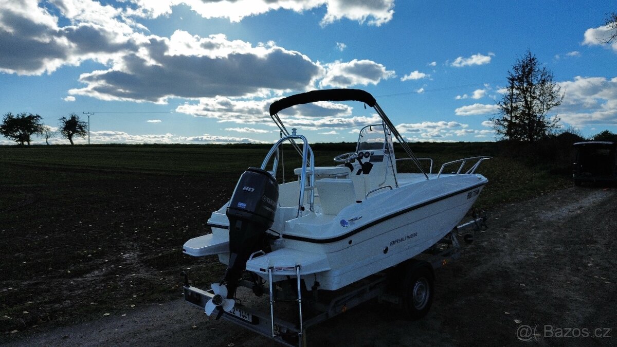 Prodám motorový člun BAYLINER CC5 + trailer - 6
